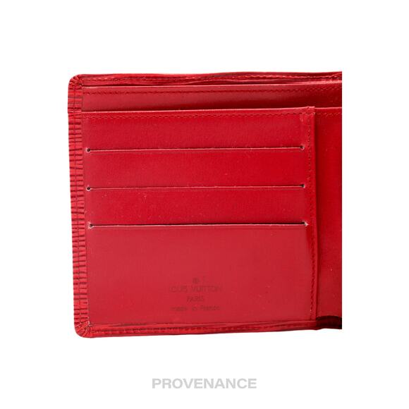 🔴 Louis Vuitton Marco Wallet - Red Epi Leather - Picture 7 of 10